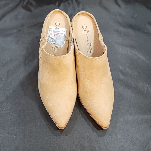 BRAND NEW JESSICA CARLYLE BLOCK HEEL PLATFORM MULE SHOE G1 - Picture 3 of 15